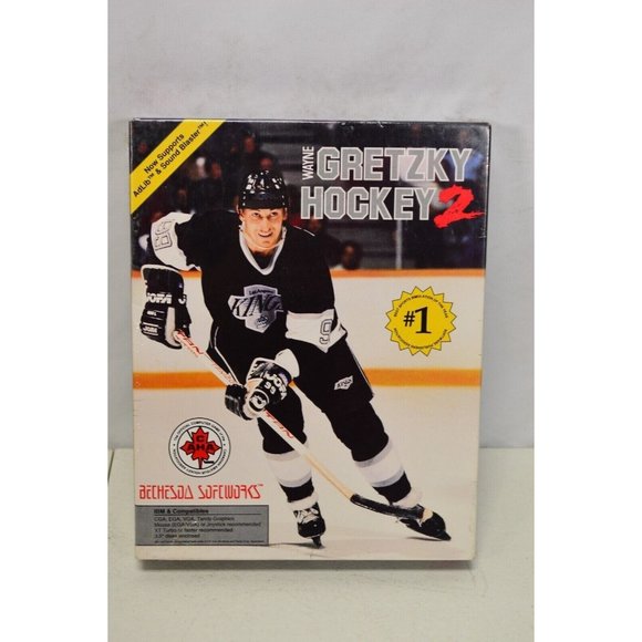 NEW Sealed Wayne Gretzky Hockey 2 Bethesda Softworks IBM PC Computer Game - Picture 1 of 2